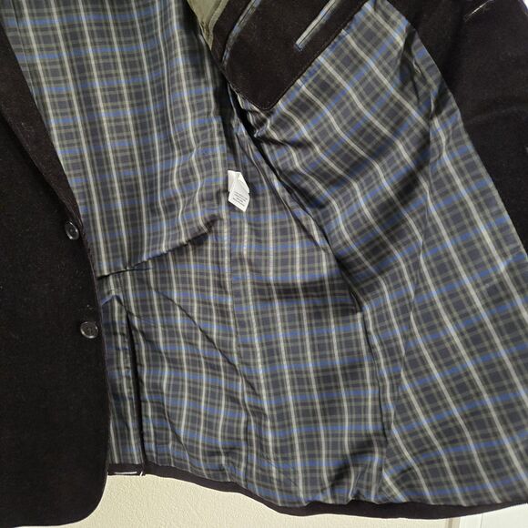 Banana Republic Black Corduroy Blazer Jacket Size 42R New - Picture 5 of 7